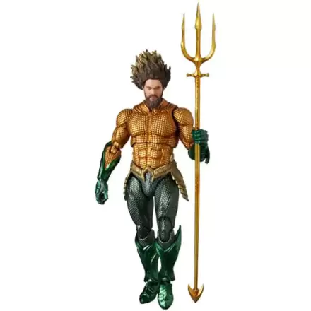 Aquaman Movie MAF EX Figurina de acțiune Aquaman Gold & Green Suit 16 cm poza produsului