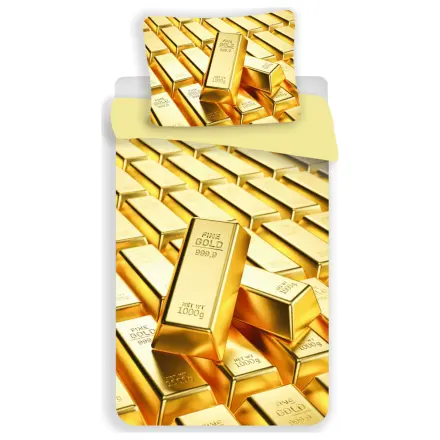 Gold Bar Gold Microfiber Husa de plapuma poza produsului