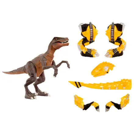 Armorsaurs Dinosaur Yellow Raptor Blaze figurina poza produsului