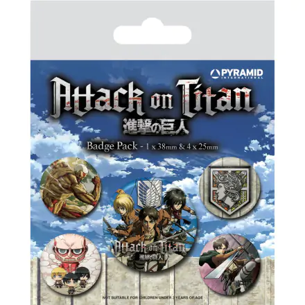 Attack on Titan Insigne cu ac 5-Pack Season 3 poza produsului