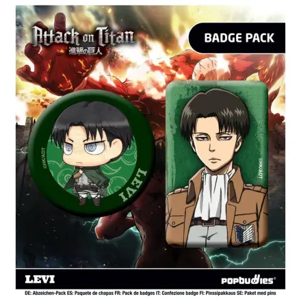 Attack on Titan Insigne 2-Pack Levi poza produsului