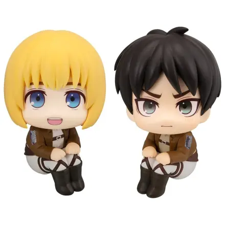 Attack on Titan Lookup Figurine din PVC Pachet de 2 Armin Arlert & Eren Yeager Grumpy Ver. 11 cm (cu cadou) poza produsului