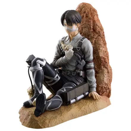 Attack on Titan Mega Impact Levi Battle of Heaven and Earth Ichibansho figurina 11cm poza produsului