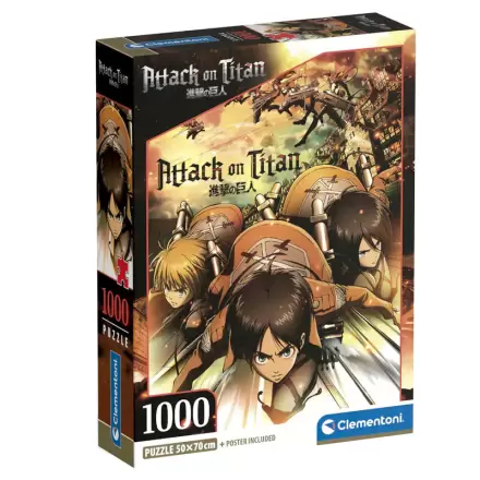 Attack on Titan puzzle 1000 piese poza produsului