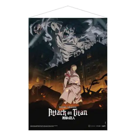 Attack on Titan: The Final Season Poster textil Part 1 Key Visual 1 50 x 70 cm poza produsului