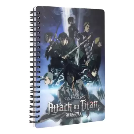 Attack on Titan Caiet cu efect 3D Grup termékfotója