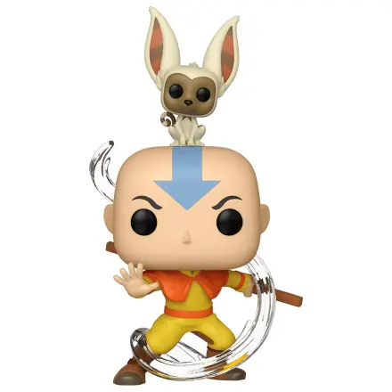 Avatar The Last Airbender POP! Animatie figurina de vinil Aang cu Momo 9 cm poza produsului