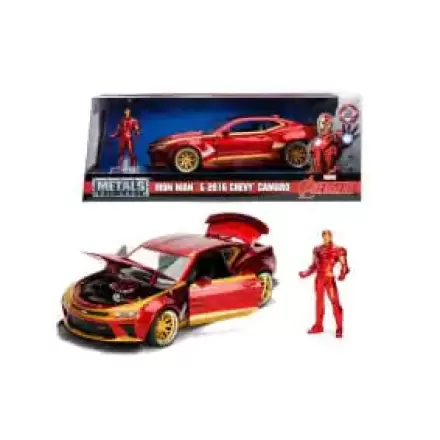 Model turnat sub presiune Avengers 1/24 2016 Chevy Camaro SS Iron Man poza produsului