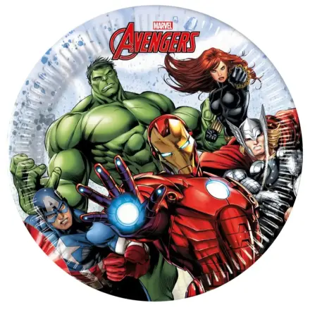 Avengers farfurie de hartie 8 bucati 20 cm poza produsului