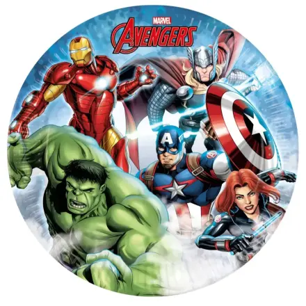 Avengers farfurie de hartie 8 bucati 23 cm poza produsului