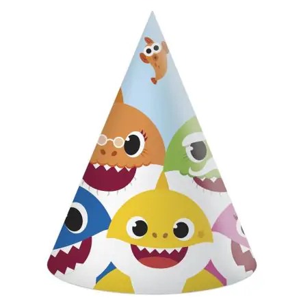 Baby Shark Party pălărie, pălărie con 6 bucăți poza produsului