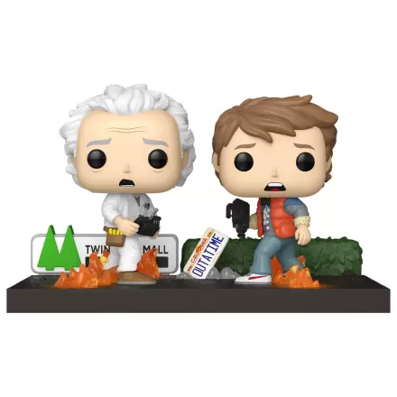 Back to the Future Funko POP Moments Figurine Vinil Doc&Marty 9 cm poza produsului