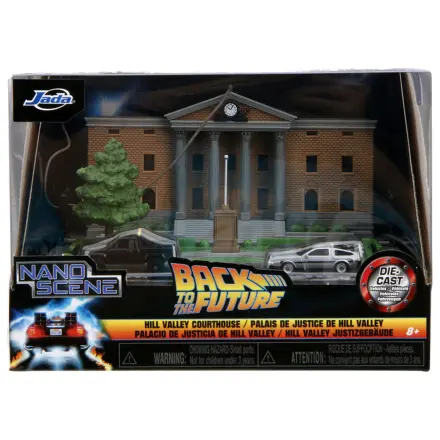 Back To The Future Hill Valley Court Square diorama replică poza produsului