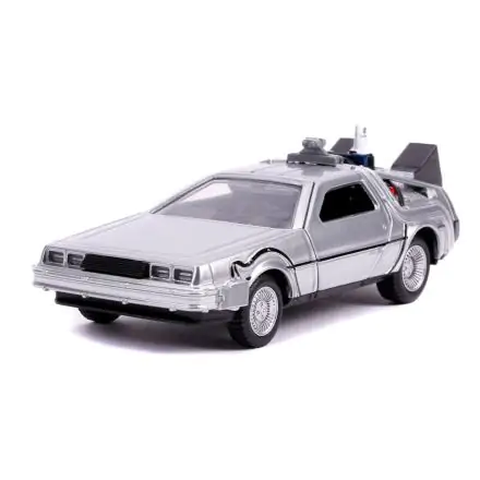 Back to the Future II Hollywood Rides Model turnat sub presiune 1/32 DeLorean Time Machine termékfotója