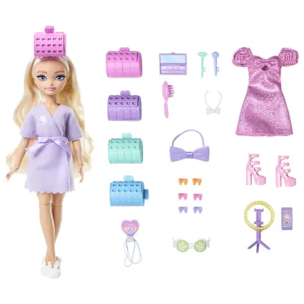 Barbie Dream Besties Hair salon papusa poza produsului
