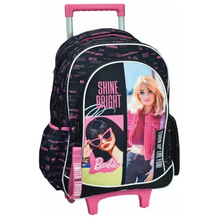 Barbie Shine Bright Ghiozdan de scoala cu roti, Geanta 46 cm poza produsului