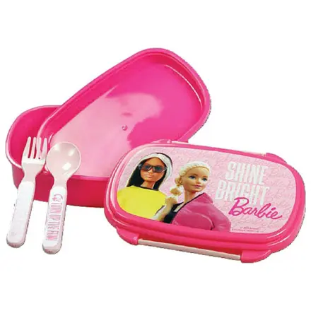 Barbie Shine Bright Lunch Box + Set Tacâmuri poza produsului