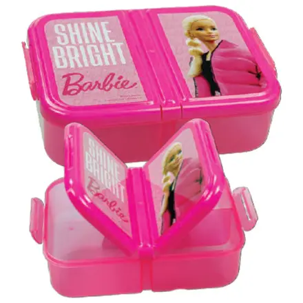 Barbie Shine Bright cutie de pranz cu mai multe compartimente, cutie sandwich poza produsului
