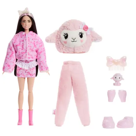 Papusa Barbie Sweet Ties Cutie Reveal Pink Sheep poza produsului