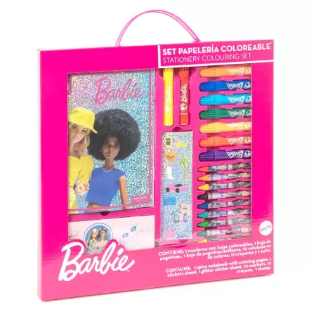Set de papetarie de colorat Barbie poza produsului