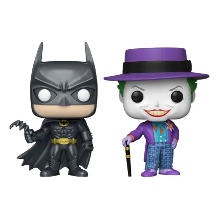 Batman (1989) POP! Heroes Figurine de vinil 2-Pack Batman & The Joker 9 cm poza produsului