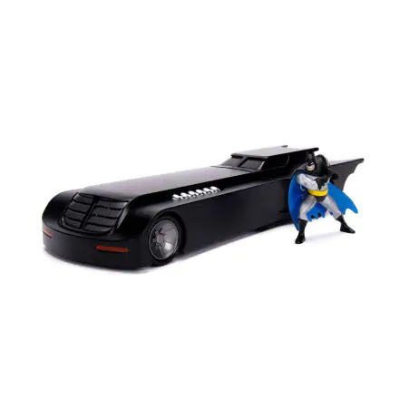 Batman Animated Series Metals Diecast model 1/24 Batmobile with figure poza produsului