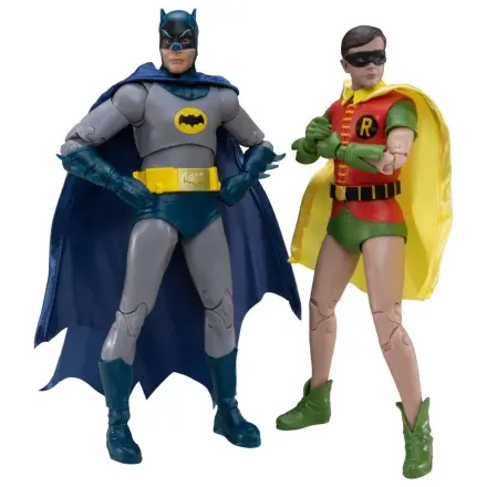 Batman Classic TV Series DC Multiverse McFarlane Collector Edition Action Figure 2-Pack Batman and Robin 18 cm poza produsului