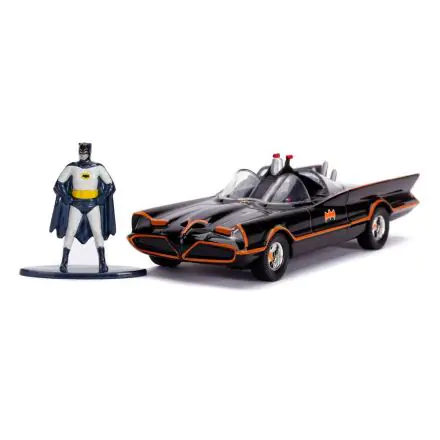 Batman Classic TV Series Diecast Model 1/32 Batmobil clasic 1966 cu figurină poza produsului