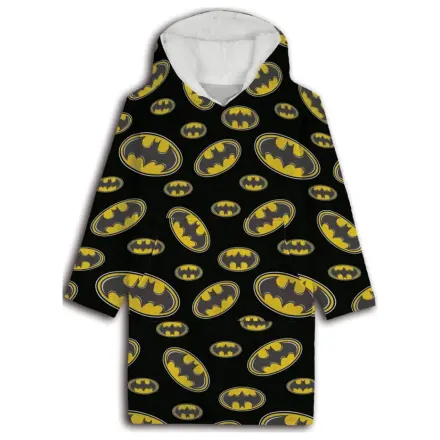 Batman Symbol Patura de tip Poncho, din plus moale fleece, purtabila, 7-14 Ani poza produsului