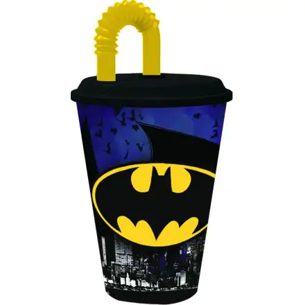 Batman Pahar cu Pai, Plastic 430 ml poza produsului