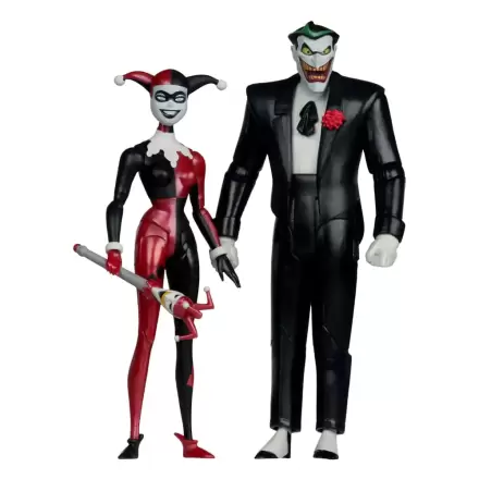 Batman: The Animated Series DC Direct Figurine de acțiune Harley Quinn & The Joker (Mad Love) (Eticheta de Aur) 18 cm poza produsului