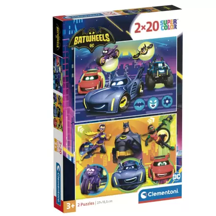 DC Comics Batwheels puzzle 2 x 60 piese termékfotója