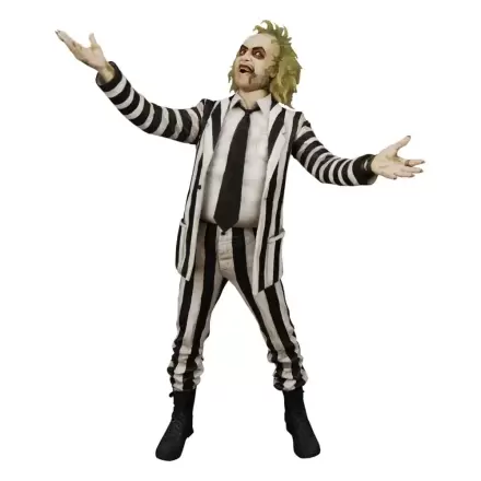 Beetlejuice 1988 Figurina de acțiune 1/4 Beetlejuice în costum cu dungi 45 cm termékfotója