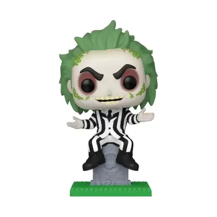 Beetlejuice Funko POP! Plus Movies figurină de vinil Beetlejuice cu piatră funerară 9 cm termékfotója