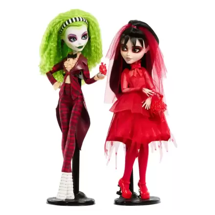 Beetlejuice Monster High Skullector Pachet de 2 păpuși Betelgeuse & Lydia 25 cm termékfotója