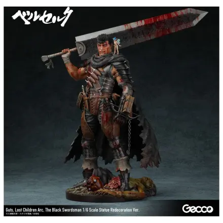 Berserk Statuie 1/6 Guts Lost Children Arc The Black Swordsman Redecoration Ver. 38 cm poza produsului