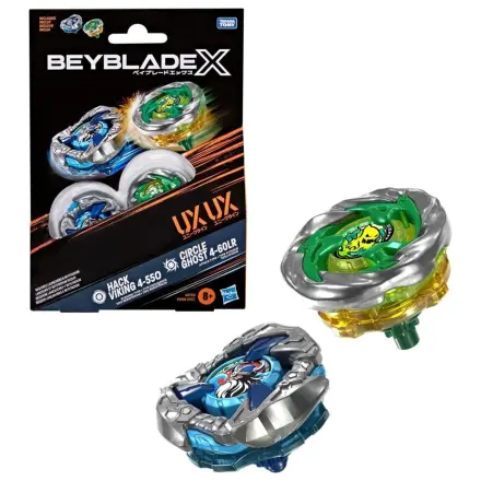 Beyblade X Hack Viking 4-55O & Circle Ghost 4-60LR poza produsului