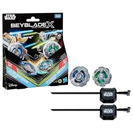 BEYBLADE X Obi-Wan Kenobi 4-60P & General Grievous 3-80HN poza produsului