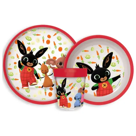 Bing Happy Carrots set de vesela antiderapant, set din micro plastic poza produsului