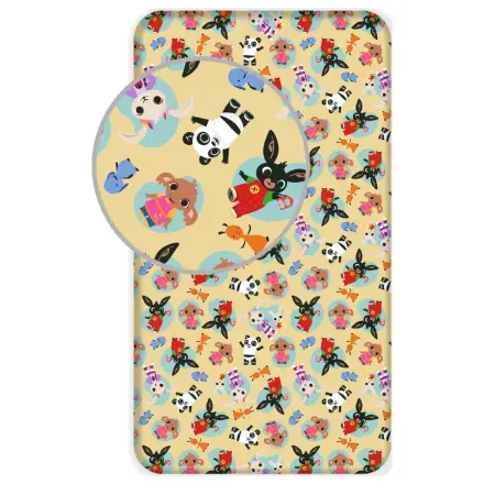 Bing Tiny Town Cearsaf cu elastic 90x200 cm poza produsului