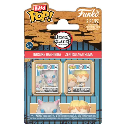 Bitty Funko POP! pachet 2 Demon Slayer Inosuke & Zenitsu poza produsului