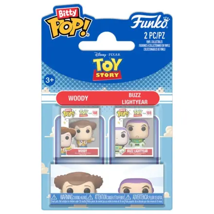 Bitty Funko POP pack 2 figurine Disney Pixar Toy Story Woody & Buzz poza produsului