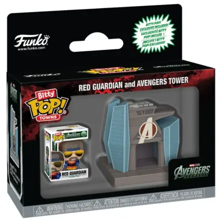 Bitty Funko POP figura Ride Marvel Studios Avengers Doomsday Red Guardian And Avengers Tower poza produsului