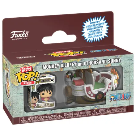 Figurina Funko POP micuta Bitty Ride One Pice Monkey D.Luffy si Thousand Sunny poza produsului