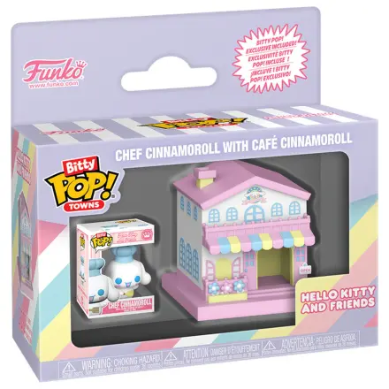 Figurina Funko POP Bitty Funko POP figure Town Hello Kitty and Friends Chef Cinnamoroll With Cafe Cinnamoroll poza produsului