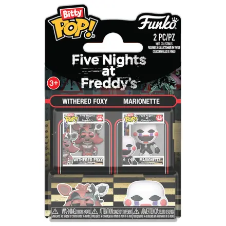 Bitty Funko POP figura pachet Five Nights at Freddys - Withered Foxy & Marionette poza produsului