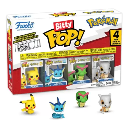 Funko Bitty POP Pokemon figurină de vinil pachet de 4 Pikachu poza produsului