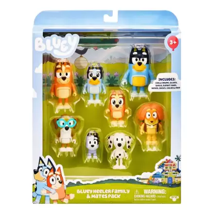 Set figurine de acțiune Bluey 8 piese termékfotója