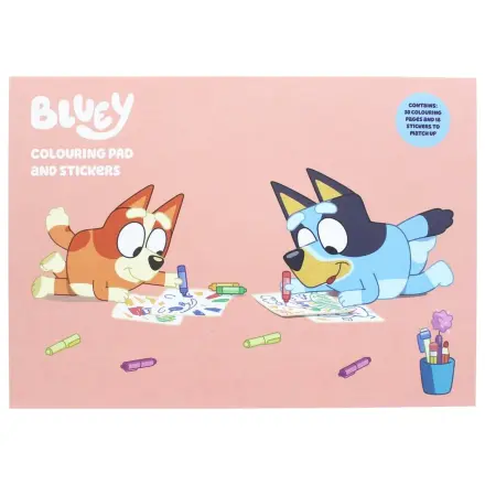 Bluey Carte de colorat A4 & Set de stickere poza produsului