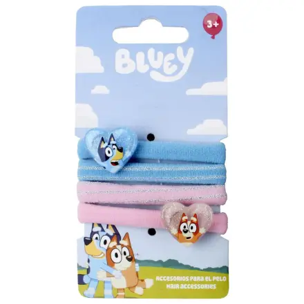 Set 4 piese elastice de par Bluey Heart poza produsului